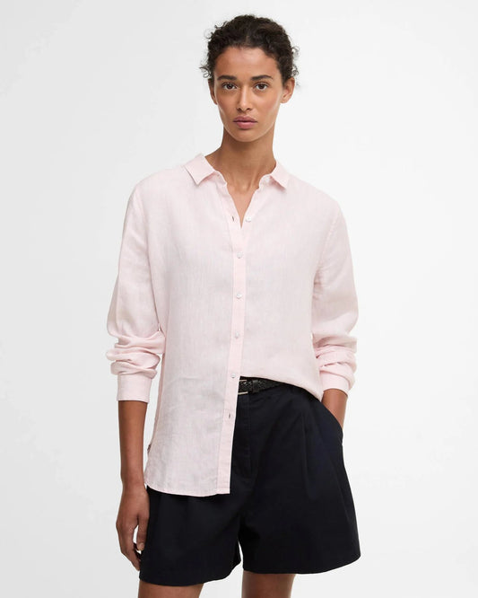 Linnen Blouse | Roze - Colorie the Hague