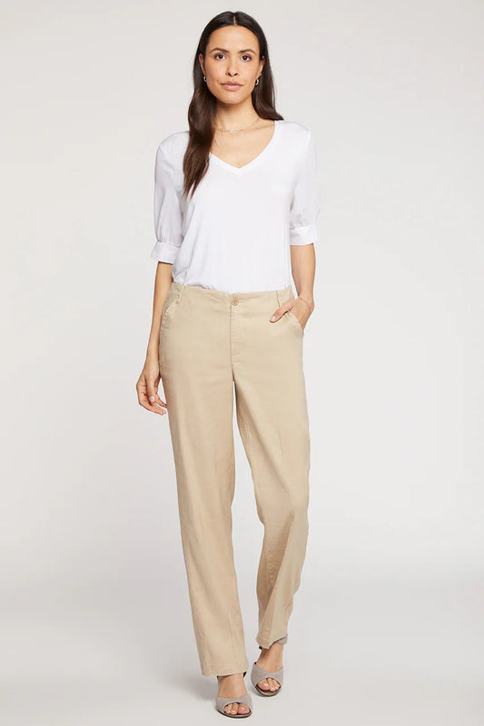 Linnen Dames Broek | Feather - Colorie the Hague