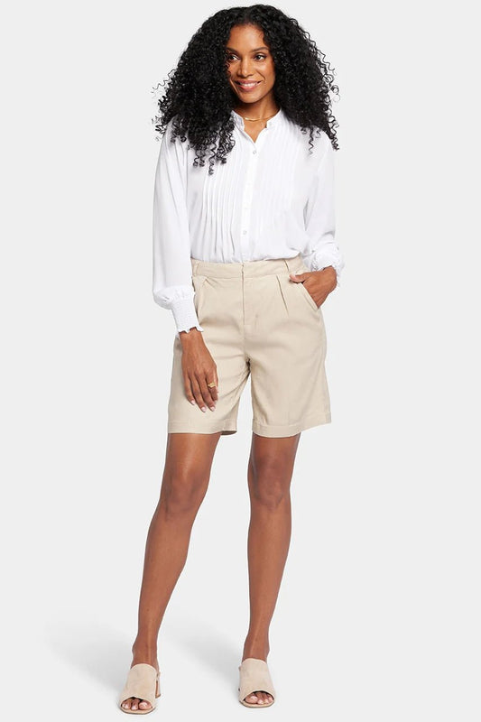 Linnen Dames Short | Feather - Colorie the Hague