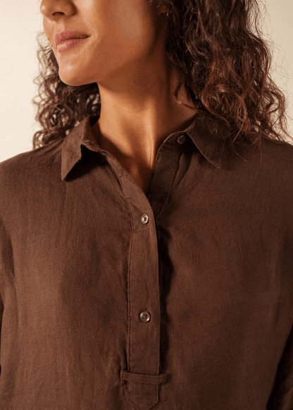 Linnen Jurk | Leonie - Colorie the Hague