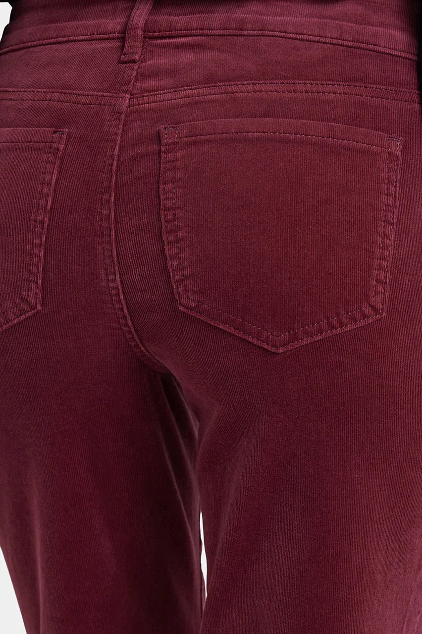 Marilyn Straight Rib Broek | Sienna Red - Colorie the Hague