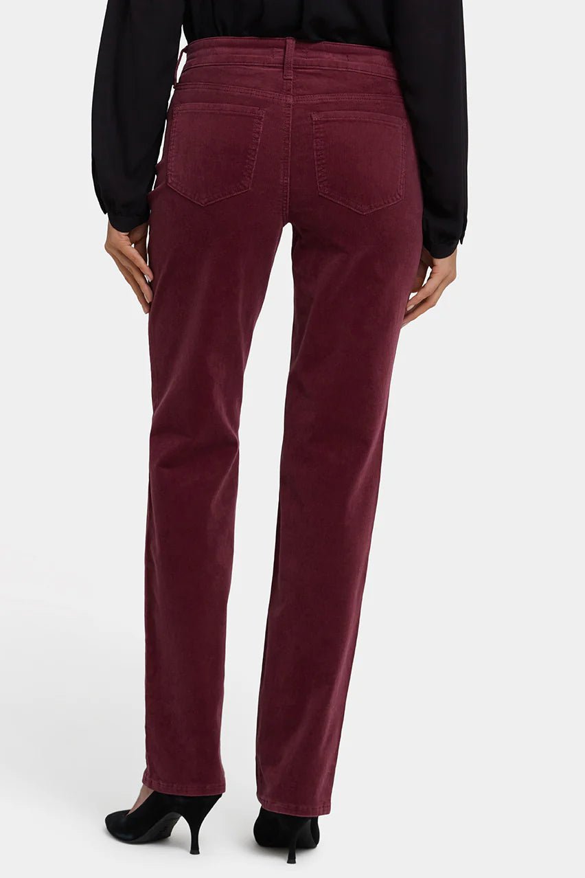 Marilyn Straight Rib Broek | Sienna Red - Colorie the Hague