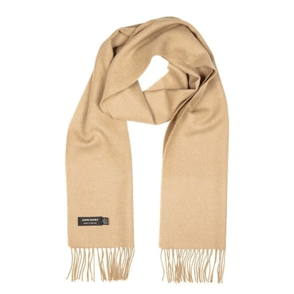 Merino Luxury Wool Scarf | Camel - Colorie the Hague