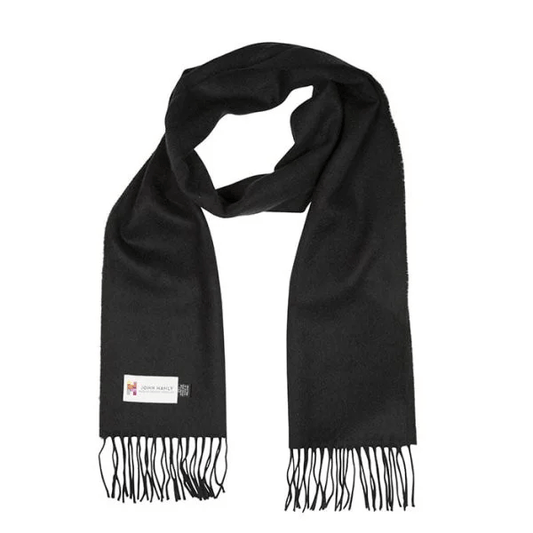 Merino Wollen Sjaal Black - Colorie