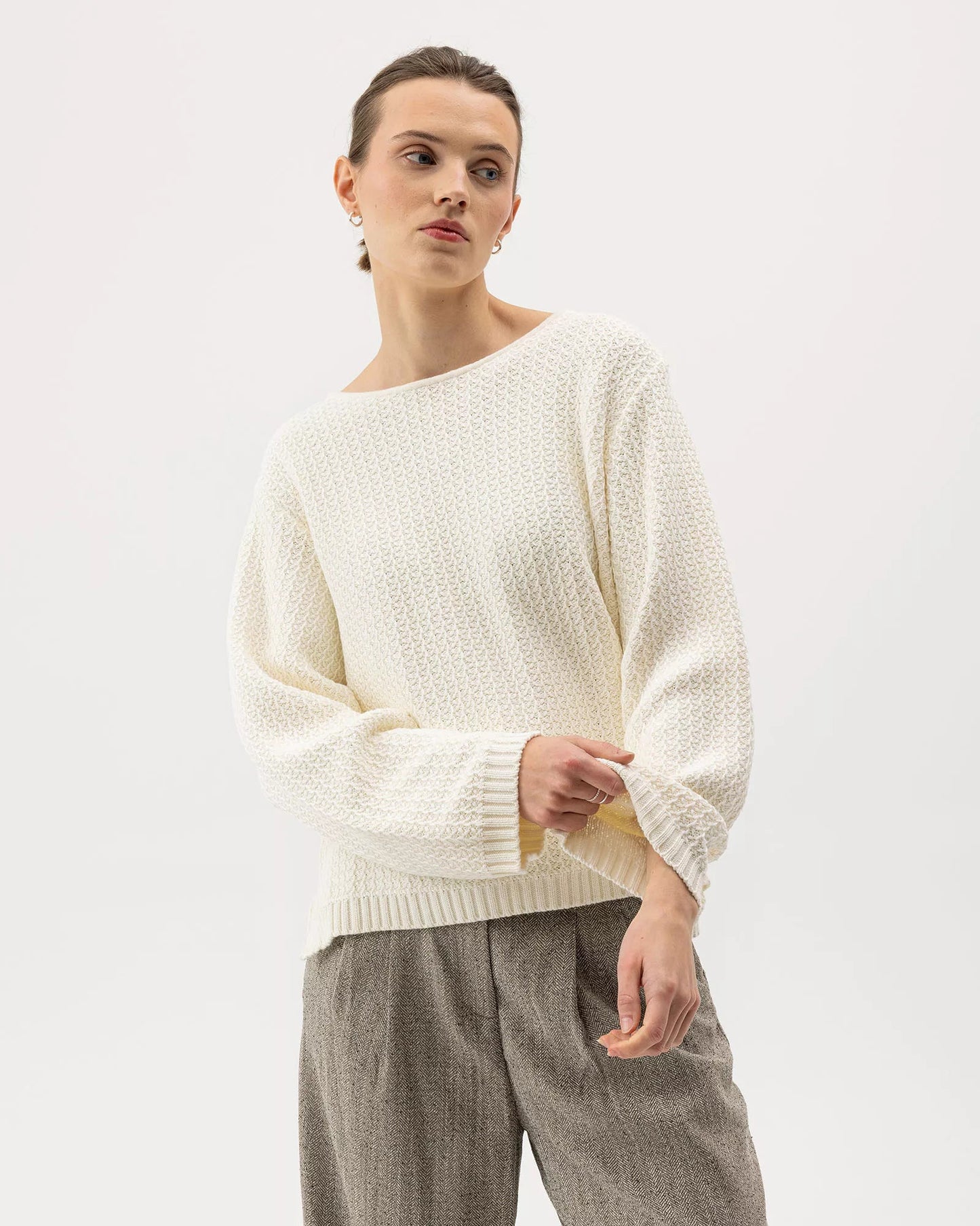 Nora Crew Dames | Holebrook Sweden | Off White - Colorie the Hague