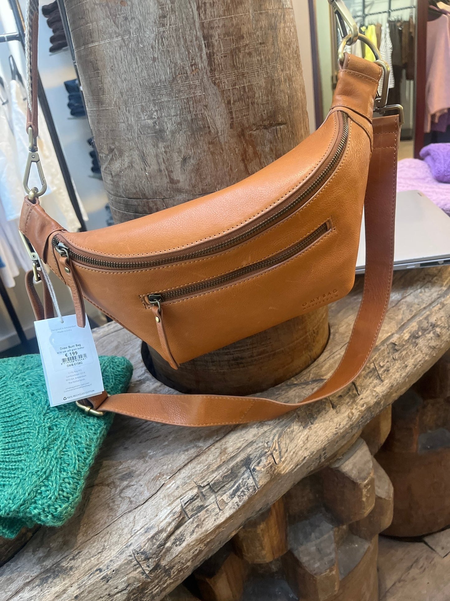 O My Bag | Drew Bum Bag | Cognac - Colorie the Hague