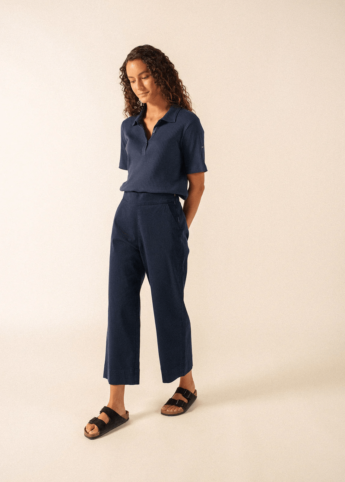 Romy | Katoenen Polo - Colorie the Hague