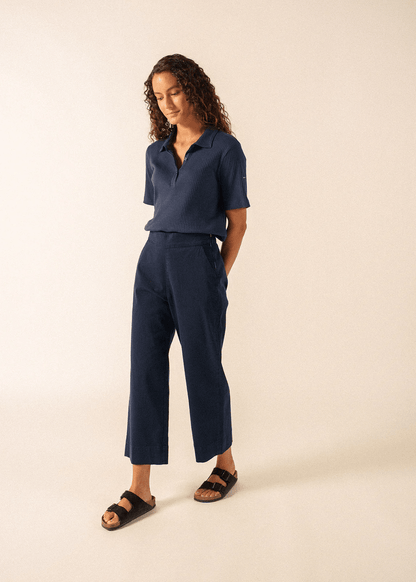 Romy | Katoenen Polo - Colorie the Hague