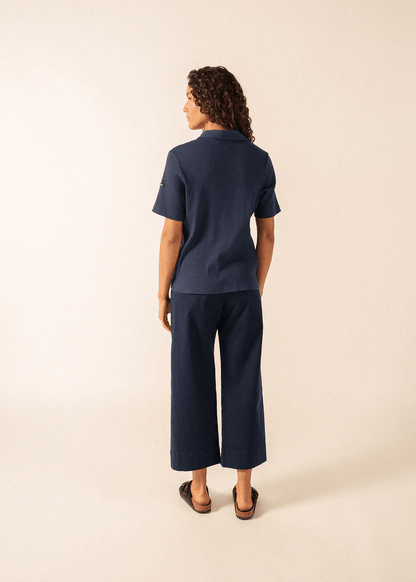 Romy | Katoenen Polo - Colorie the Hague