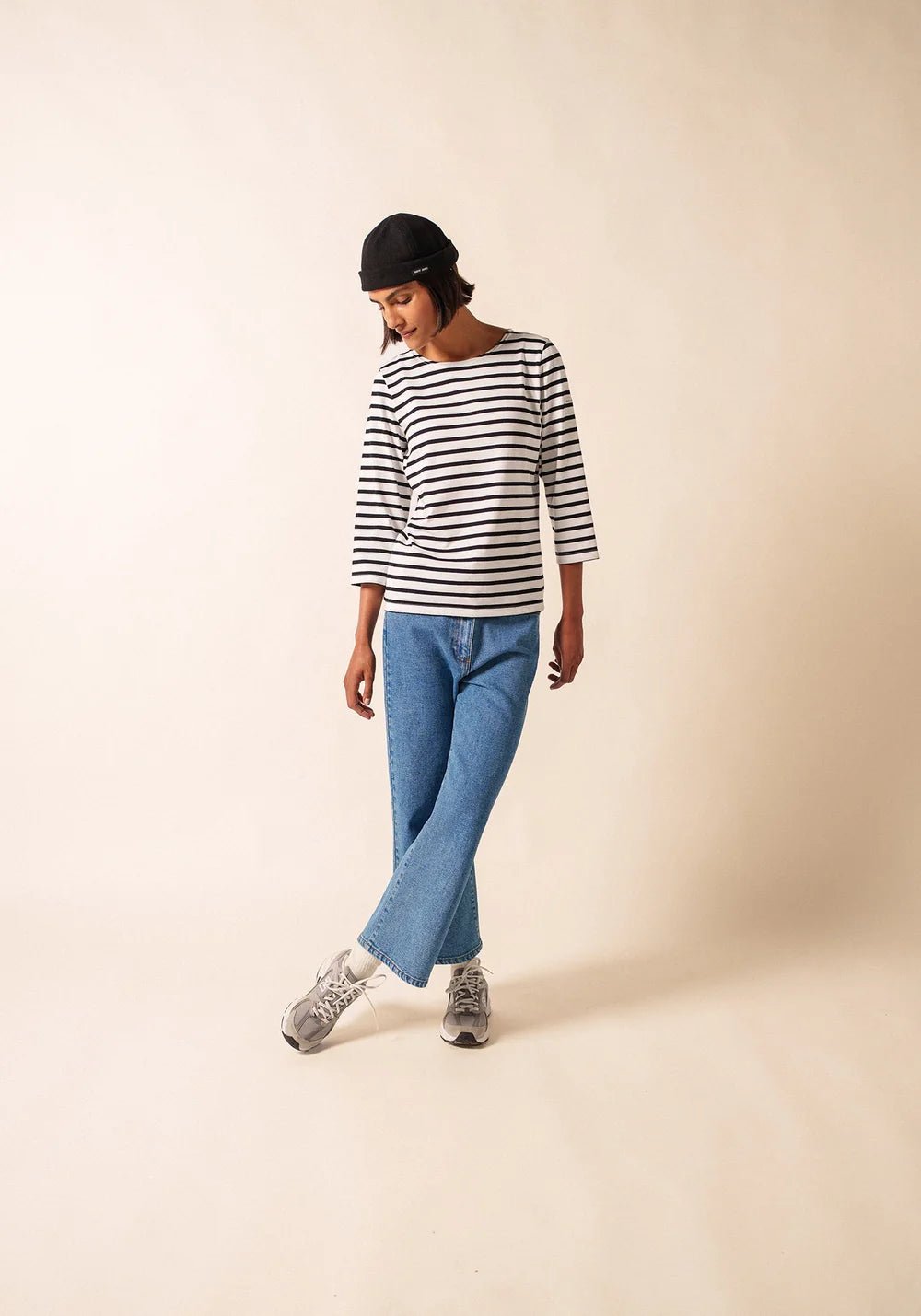 Saint James Dames - Galathee | Bretonse Streep Shirt met 3/4 Mouw - Colorie the Hague