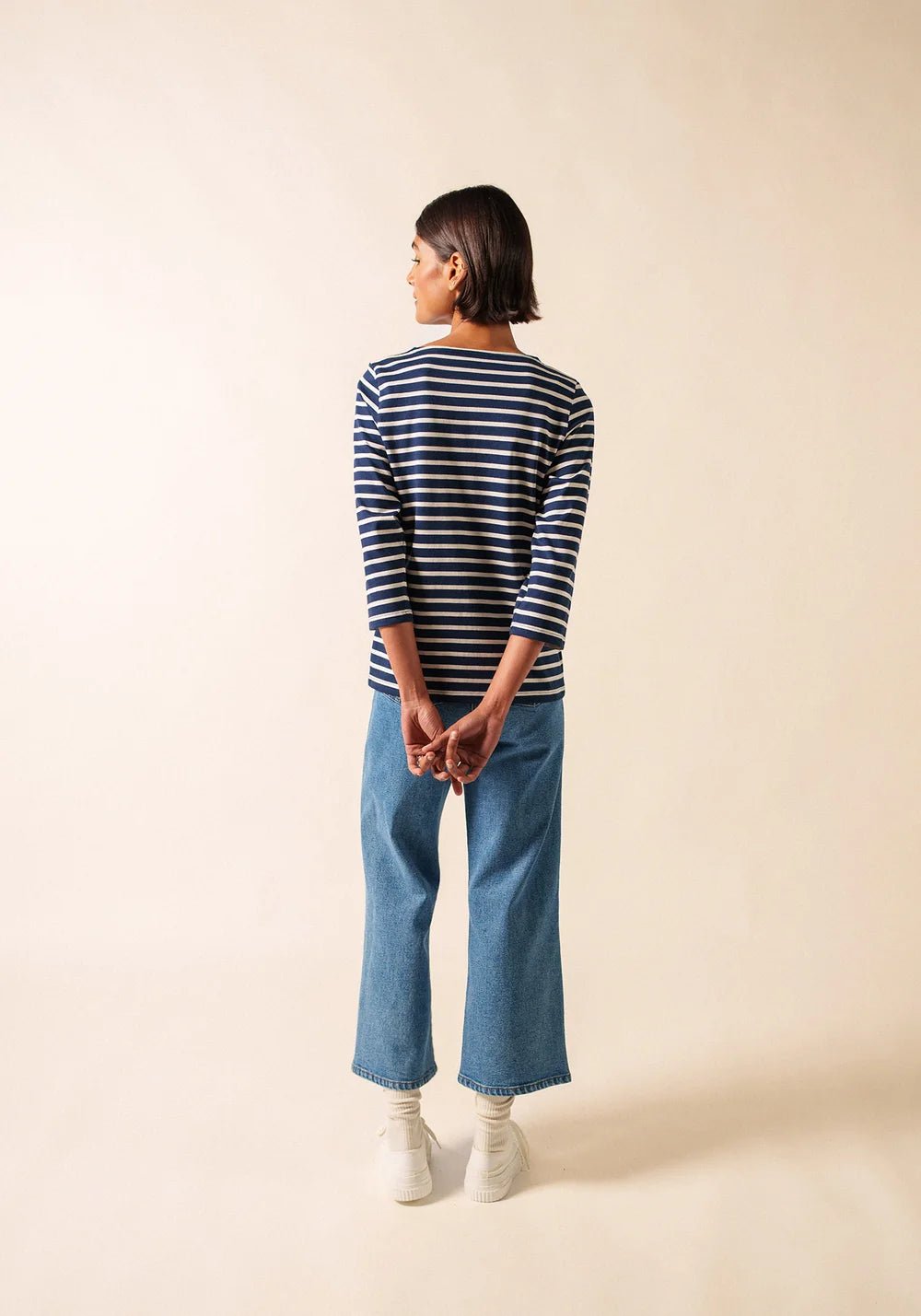 Saint James Dames - Galathee | Bretonse Streep Shirt met 3/4 Mouw - Colorie the Hague