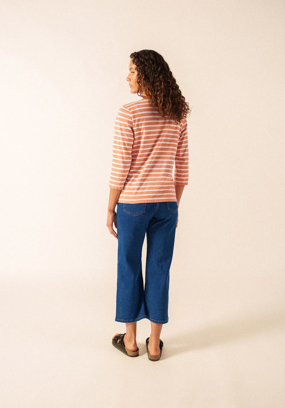 Saint James Dames - Galathee | Bretonse Streep Shirt met 3/4 Mouw - Colorie the Hague