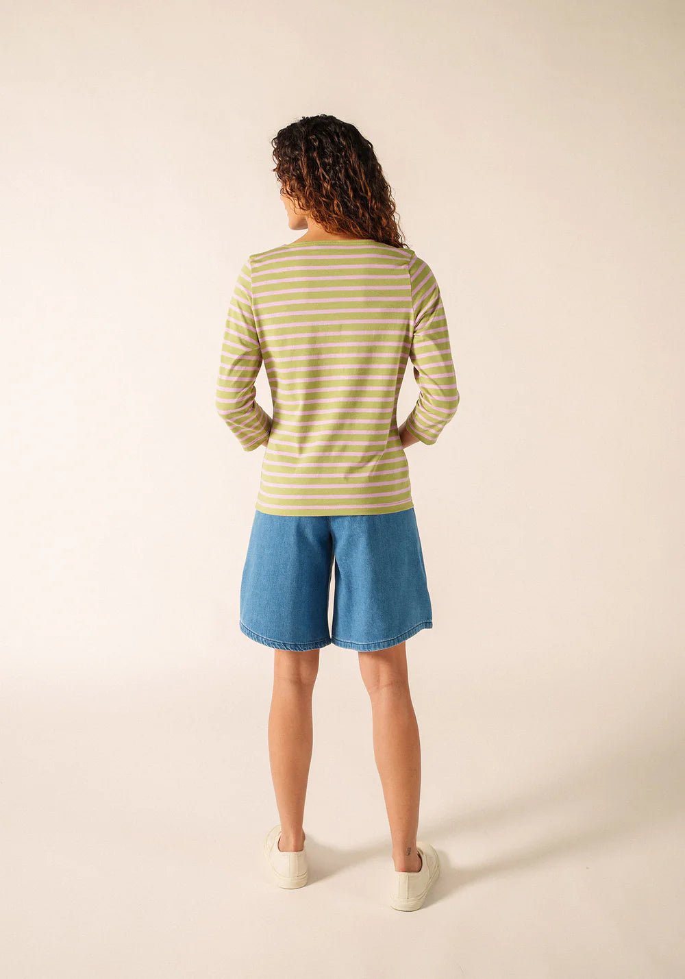 Saint James Dames - Galathee | Bretonse Streep Shirt met 3/4 Mouw - Colorie the Hague