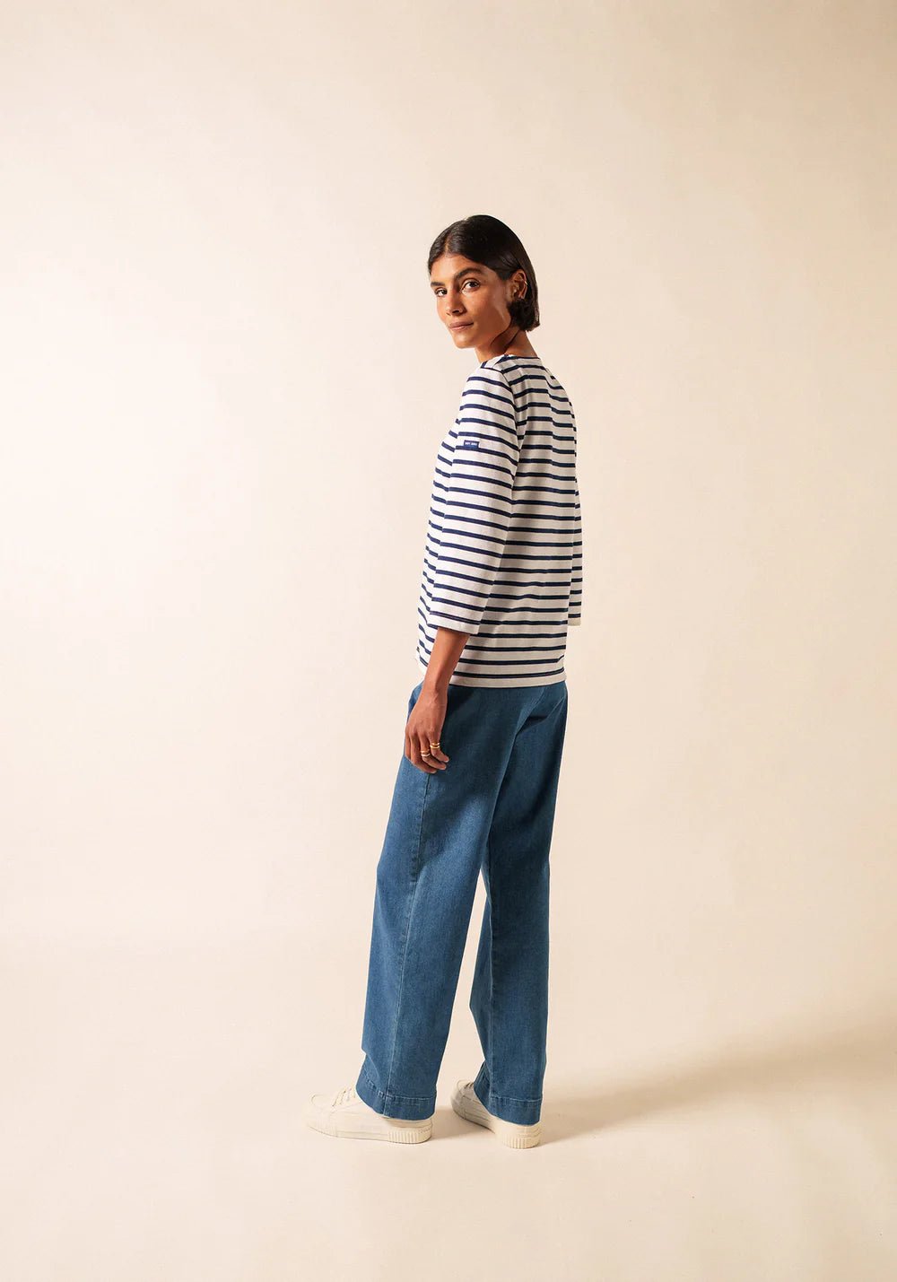 Saint James Dames - Galathee | Bretonse Streep Shirt met 3/4 Mouw - Colorie the Hague