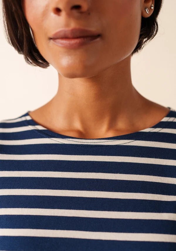 Saint James Dames - Galathee | Bretonse Streep Shirt met 3/4 Mouw - Colorie the Hague