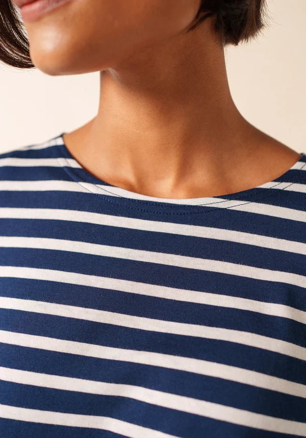 Saint James Dames - Galathee | Bretonse Streep Shirt met 3/4 Mouw - Colorie the Hague