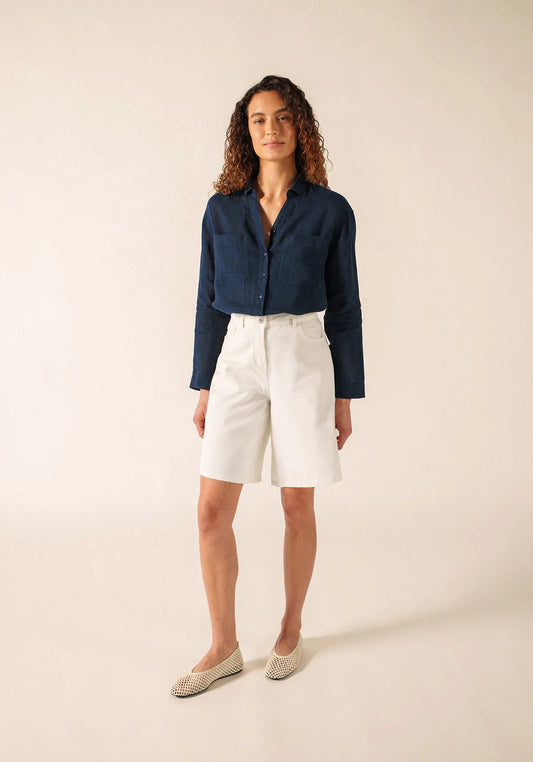 Saint James Dames | Linnen Blouse | Charlene - Colorie the Hague