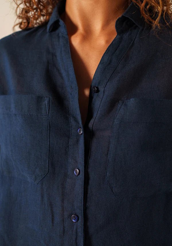 Saint James Dames | Linnen Blouse | Charlene - Colorie the Hague