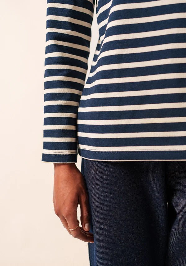 Saint James Dames - Meridame | Bretonse Streep Shirt van Stevig Katoen - Colorie the Hague