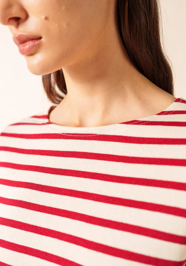 Saint James Dames - Meridame | Bretonse Streep Shirt van Stevig Katoen - Colorie the Hague