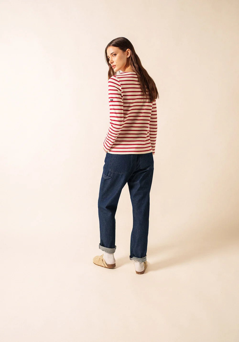 Saint James Dames - Meridame | Bretonse Streep Shirt van Stevig Katoen - Colorie the Hague