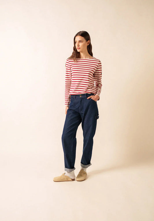 Saint James Dames - Meridame | Bretonse Streep Shirt van Stevig Katoen - Colorie the Hague