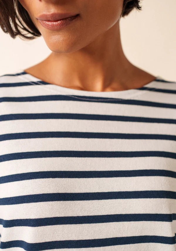 Saint James Dames - Meridame | Bretonse Streep Shirt van Stevig Katoen - Colorie the Hague