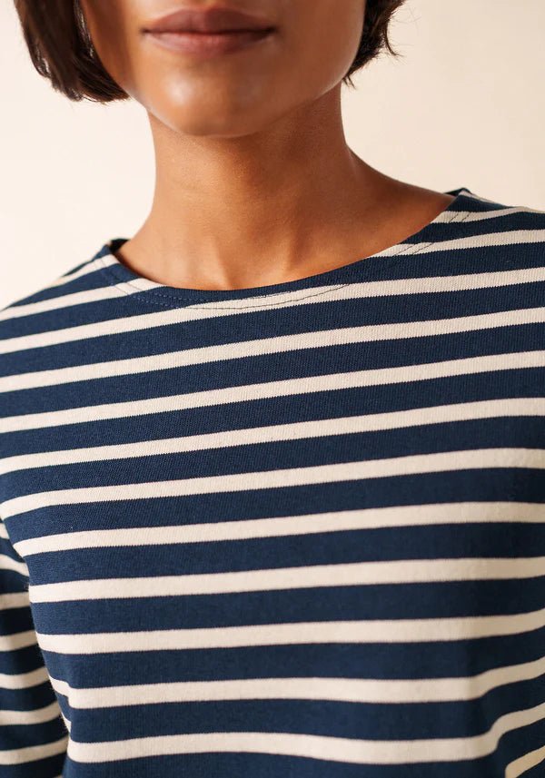 Saint James Dames - Meridame | Bretonse Streep Shirt van Stevig Katoen - Colorie the Hague