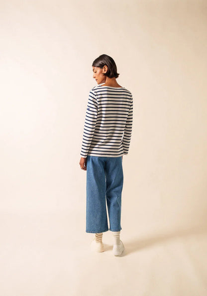 Saint James Dames - Meridame | Bretonse Streep Shirt van Stevig Katoen - Colorie the Hague