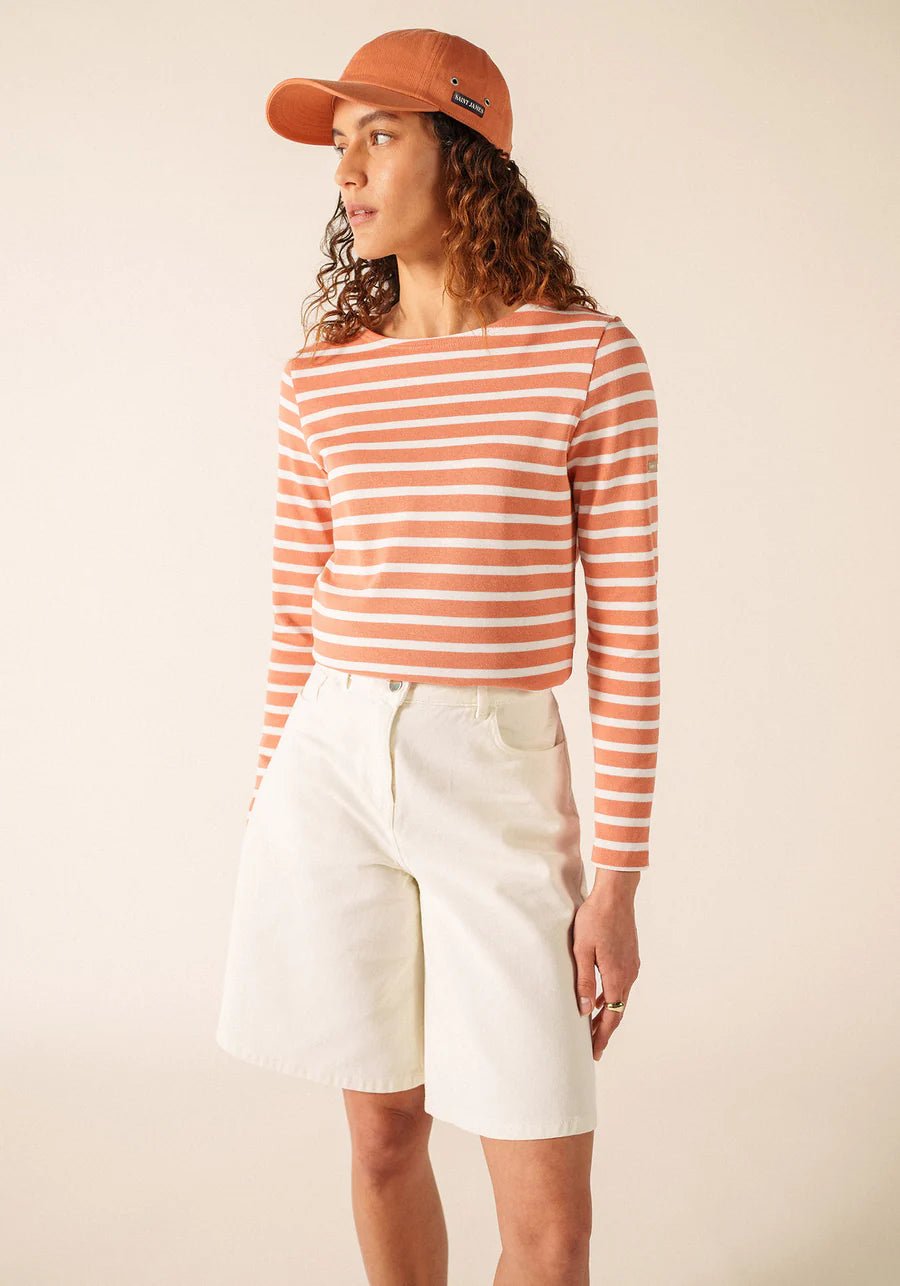 Saint James Dames - Meridame | Bretonse Streep Shirt van Stevig Katoen - Colorie the Hague