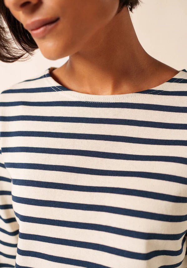 Saint James Dames - Meridame | Bretonse Streep Shirt van Stevig Katoen - Colorie the Hague