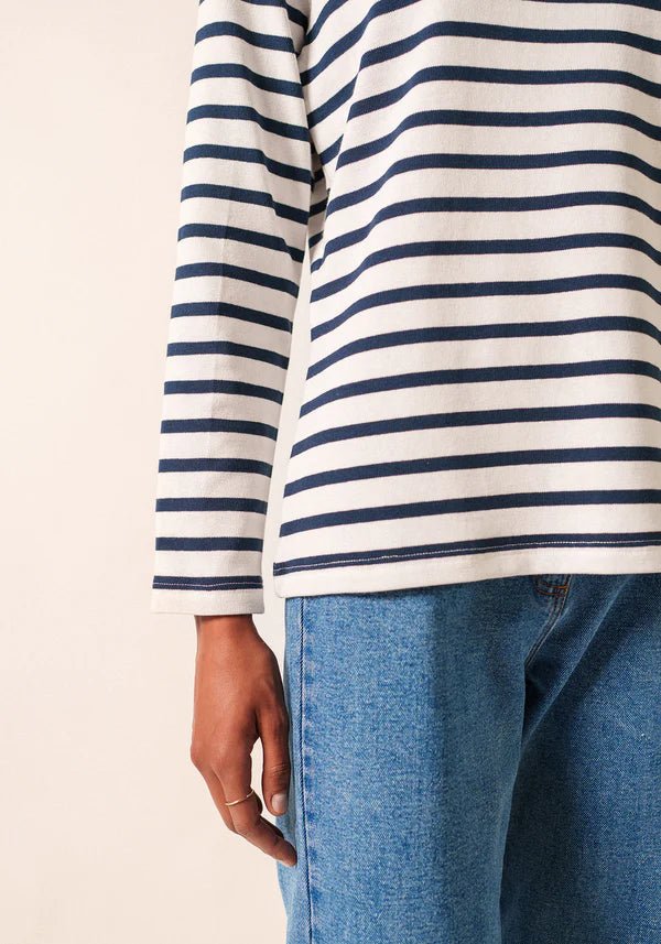 Saint James Dames - Meridame | Bretonse Streep Shirt van Stevig Katoen - Colorie the Hague
