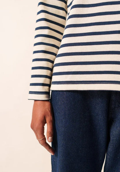 Saint James Dames - Meridame | Bretonse Streep Shirt van Stevig Katoen - Colorie the Hague