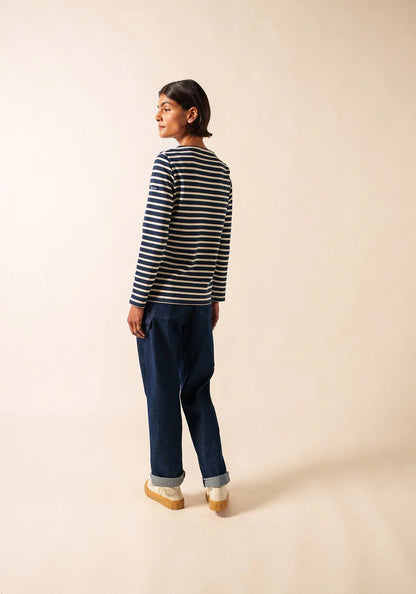 Saint James Dames - Meridame | Bretonse Streep Shirt van Stevig Katoen - Colorie the Hague