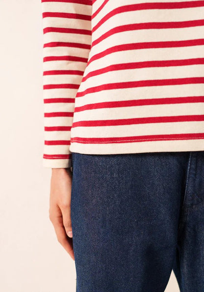 Saint James Dames - Meridame | Bretonse Streep Shirt van Stevig Katoen - Colorie the Hague