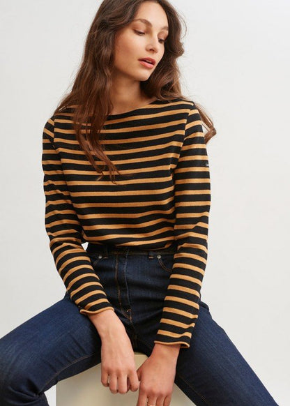 Saint James Dames - Meridame | Bretonse Streep Shirt van Stevig Katoen - Colorie the Hague