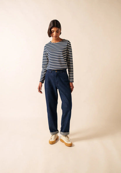 Saint James Dames - Meridame | Bretonse Streep Shirt van Stevig Katoen - Colorie the Hague