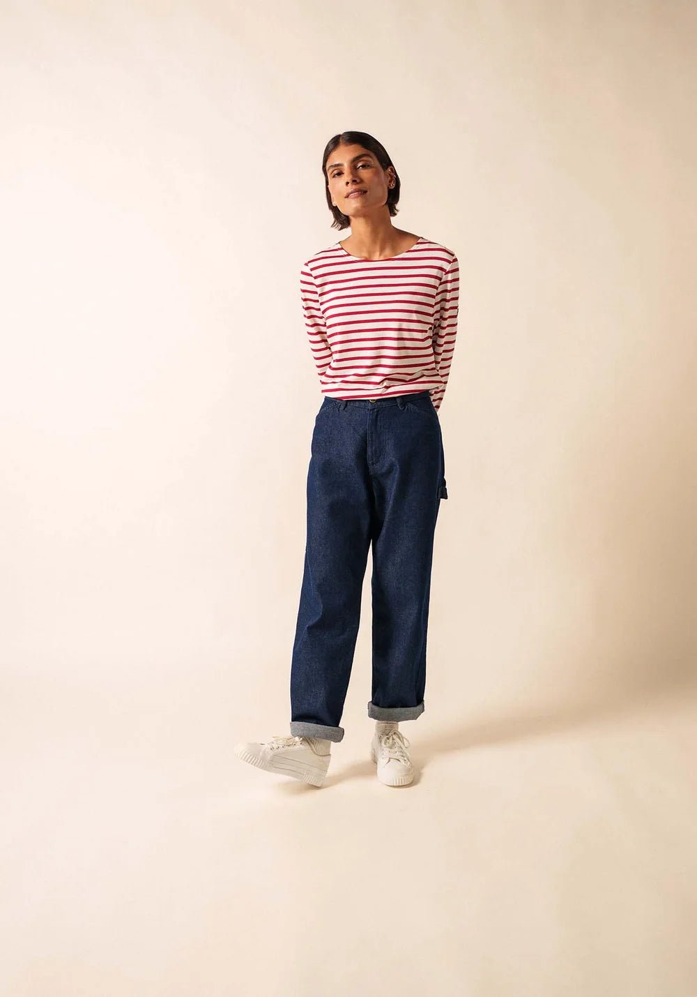 Saint James Dames - Minquidame | Bretonse Streep Shirt met Lange Mouw - Colorie the Hague