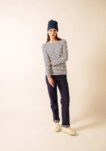 Saint James Dames - Minquidame | Bretonse Streep Shirt met Lange Mouw - Colorie the Hague