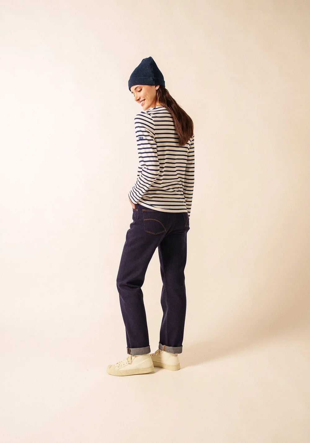 Saint James Dames - Minquidame | Bretonse Streep Shirt met Lange Mouw - Colorie the Hague