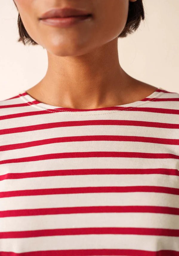 Saint James Dames - Minquidame | Bretonse Streep Shirt met Lange Mouw - Colorie the Hague