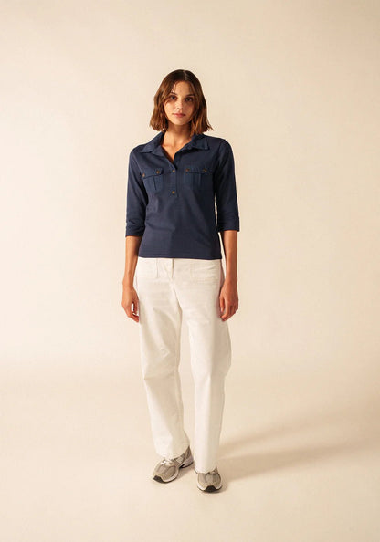 Saint James Dames | Oléron | Katoenen Polo - Colorie the Hague