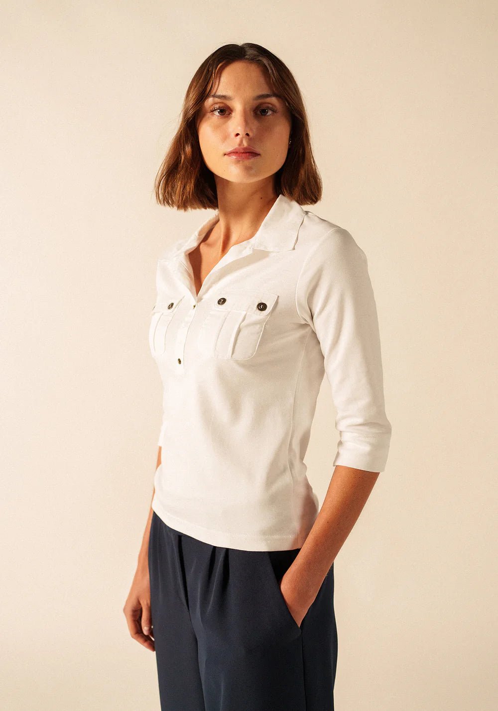 Saint James Dames | Oléron | Katoenen Polo - Colorie the Hague