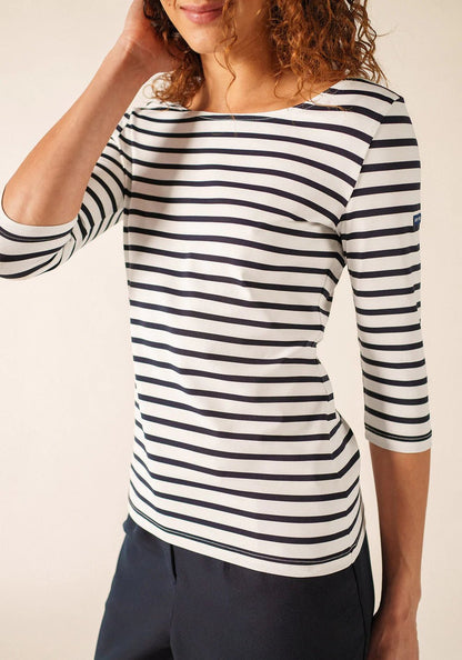 Saint James Dames | Saint James Garde - Côte | Bretonse Streep Shirt - Colorie the Hague