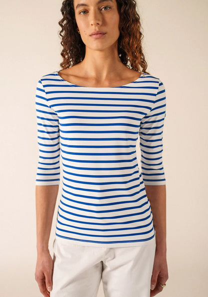Saint James Dames | Saint James Garde - Côte | Bretonse Streep Shirt - Colorie the Hague