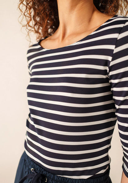 Saint James Dames | Saint James Garde - Côte | Bretonse Streep Shirt - Colorie the Hague