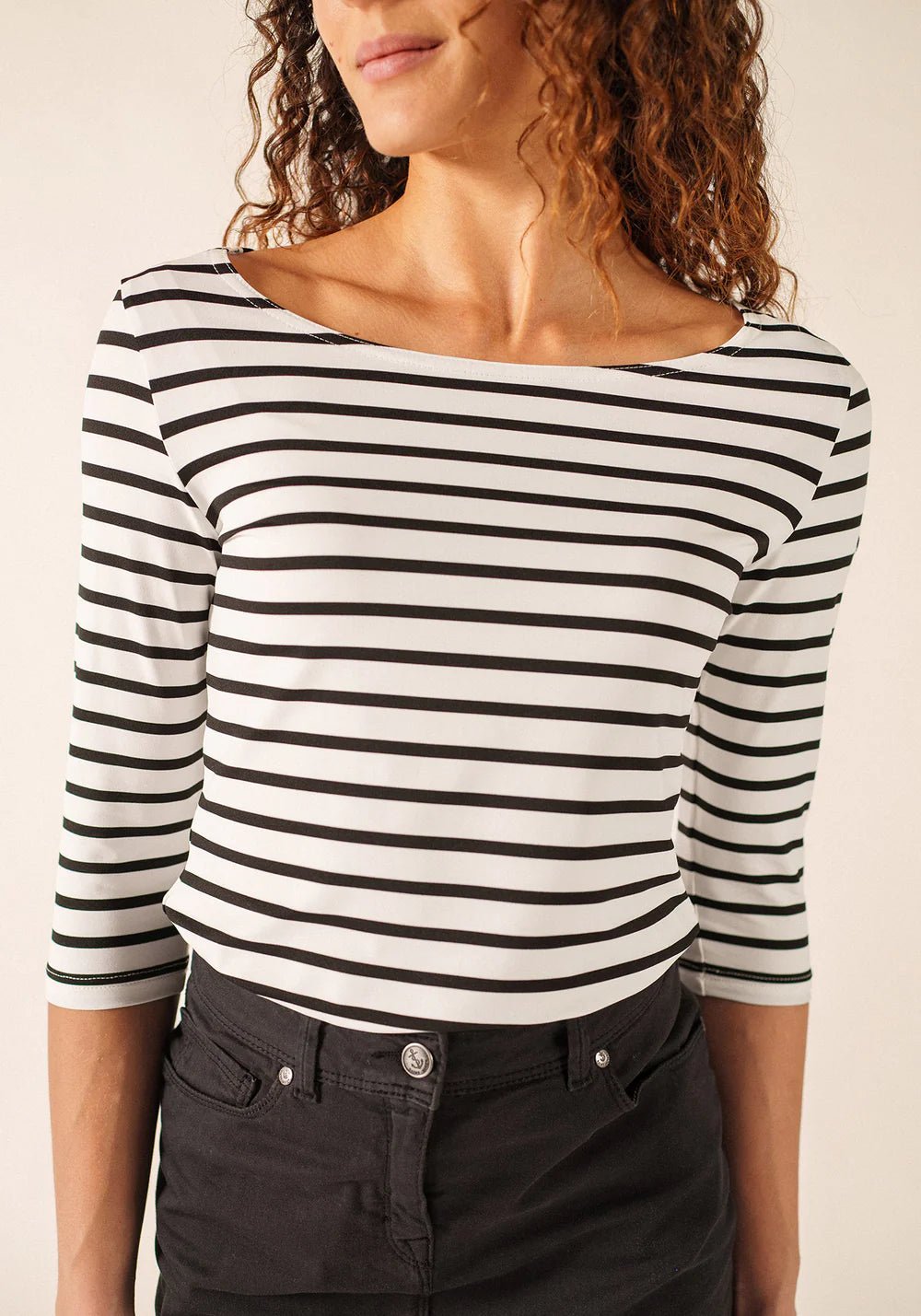 Saint James Dames | Saint James Garde-Côte | Bretonse Streep Shirt - Colorie the Hague