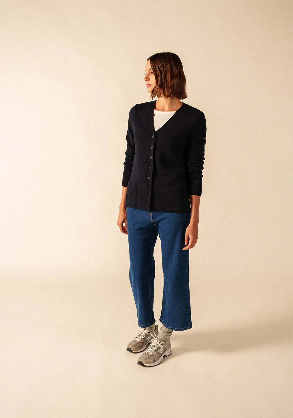 Saint James Dames | V Hals Vest | Blainville - Colorie the Hague