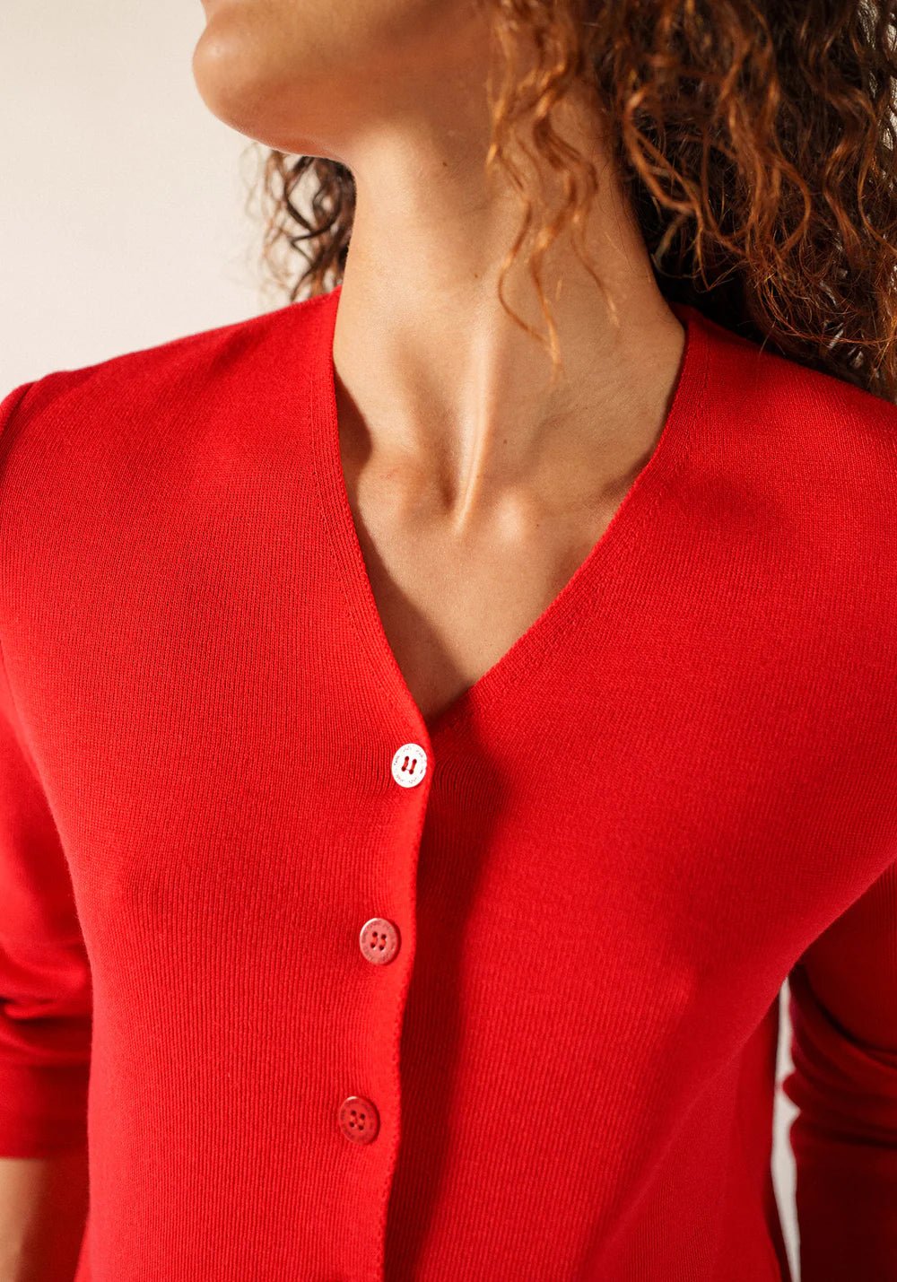 Saint James Dames | V Hals Vest | Brevands - Colorie the Hague