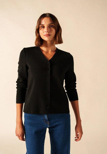 Saint James Dames | V Hals Vest | Brevands - Colorie the Hague